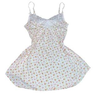 Vintage Victoria’s Secret Cotton Floral Slip Dress Nightgown